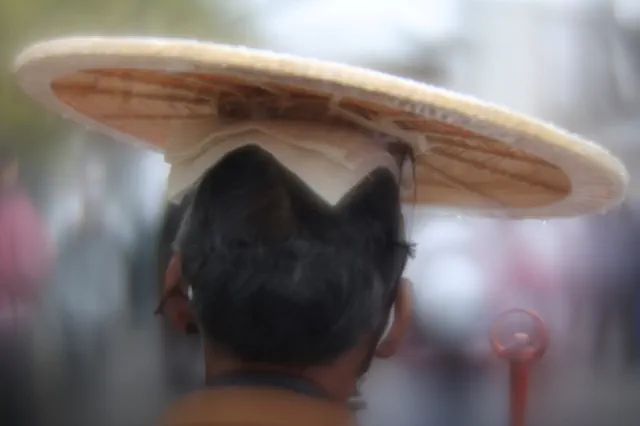 雨のお祭り